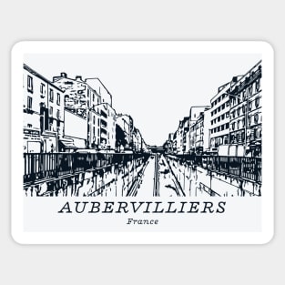 Aubervilliers - France Sticker